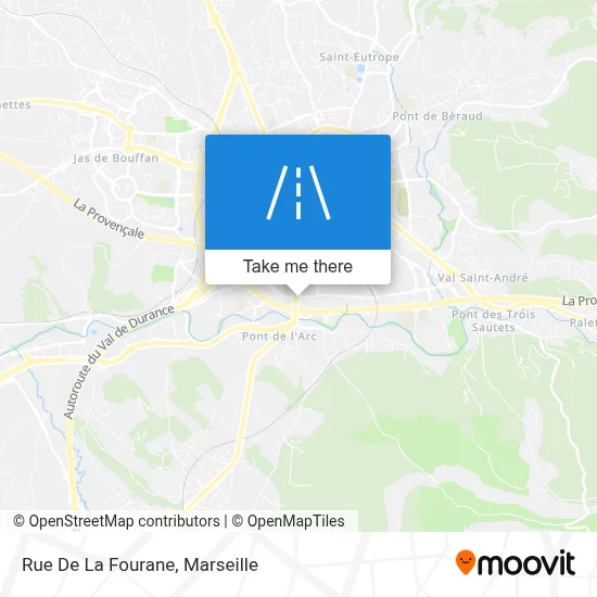 Rue De La Fourane map