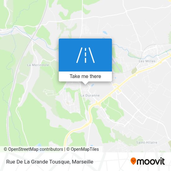 Rue De La Grande Tousque map