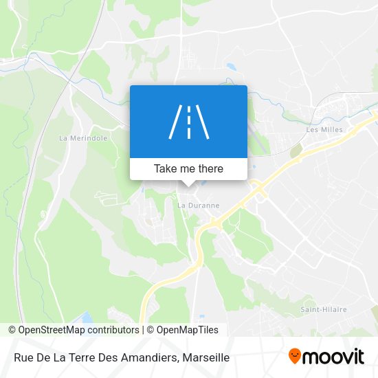 Rue De La Terre Des Amandiers map
