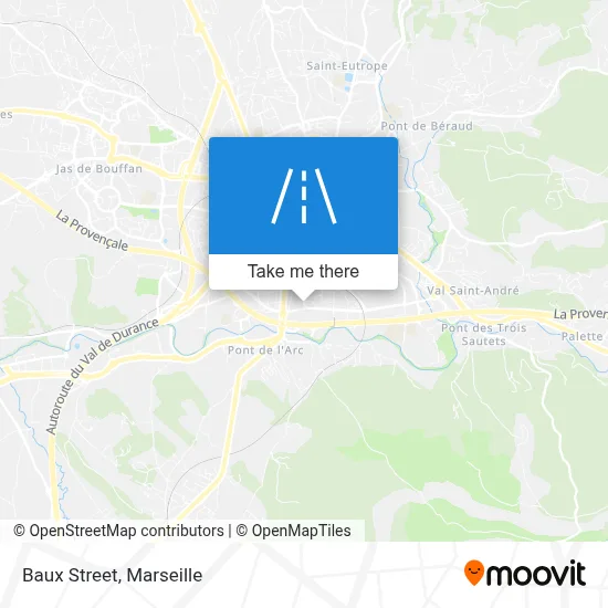Rue Des Baux map