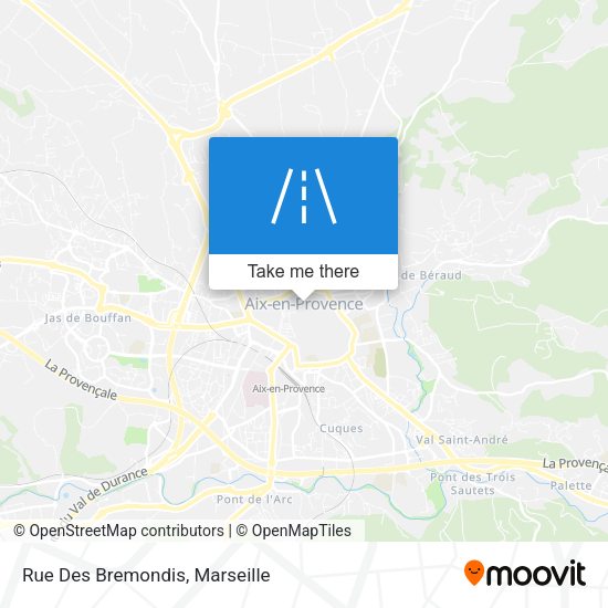 Rue Des Bremondis map