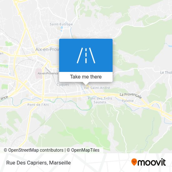 Rue Des Capriers map