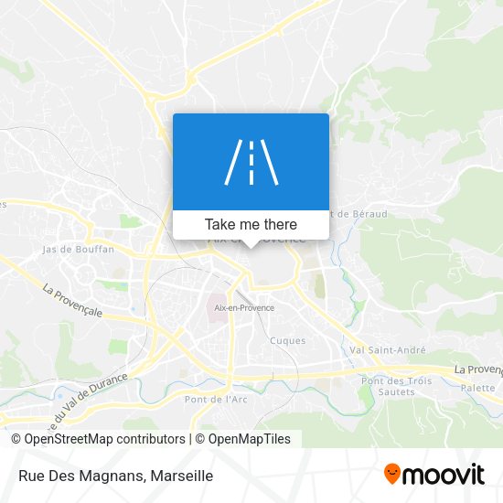 Rue Des Magnans map