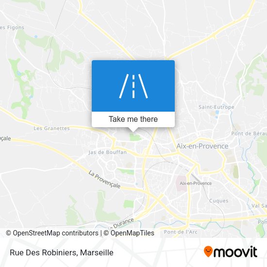 Rue Des Robiniers map