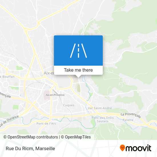 Rue Du Ricm map