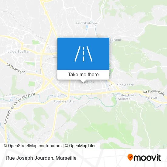 Rue Joseph Jourdan map