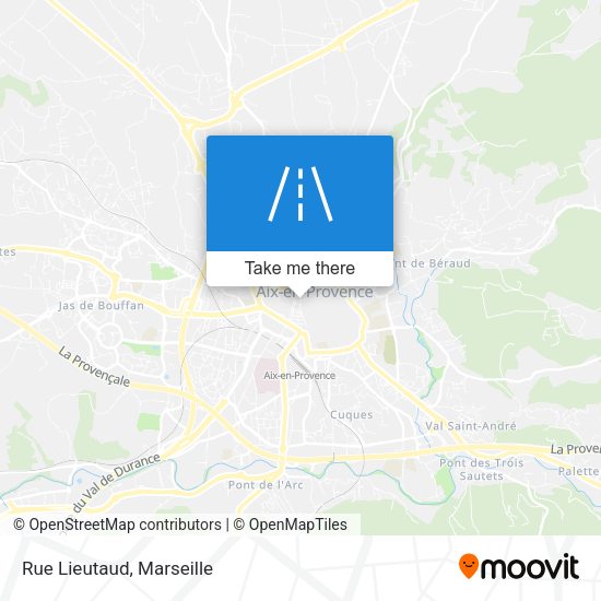 Rue Lieutaud map