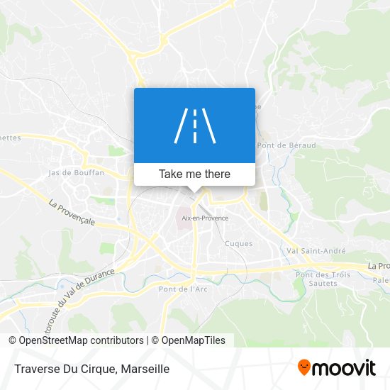 Traverse Du Cirque map