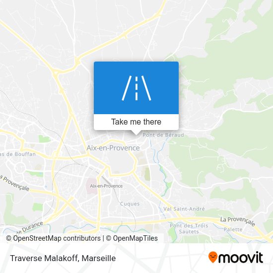 Traverse Malakoff map