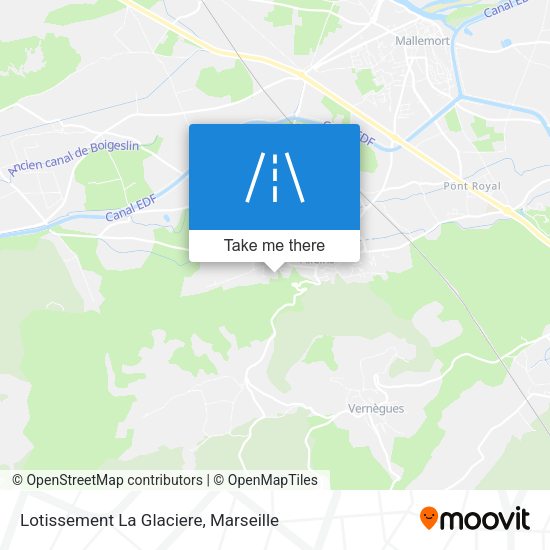Lotissement La Glaciere map