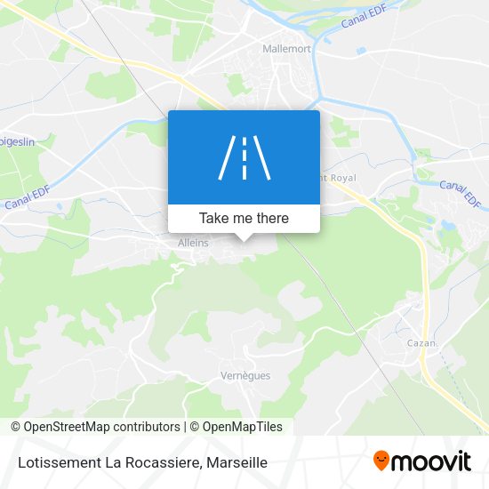 Lotissement La Rocassiere map