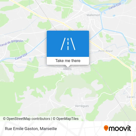 Rue Emile Gaston map