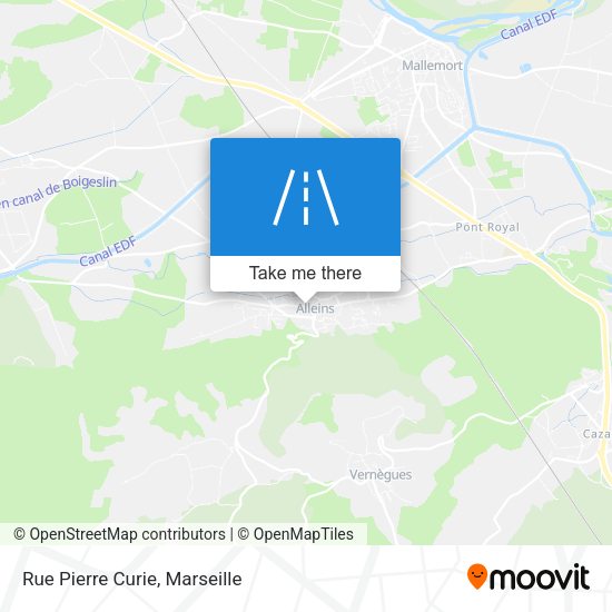 Rue Pierre Curie map