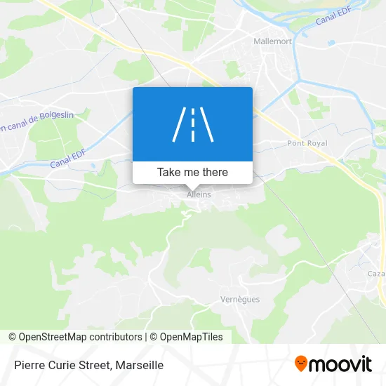 Rue Pierre Curie map