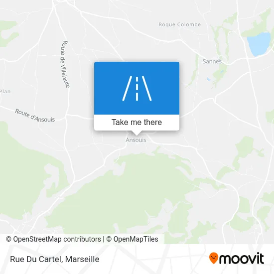 Rue Du Cartel map