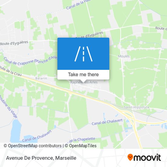 Avenue De Provence map