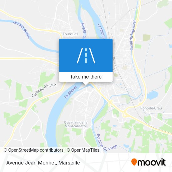Avenue Jean Monnet map