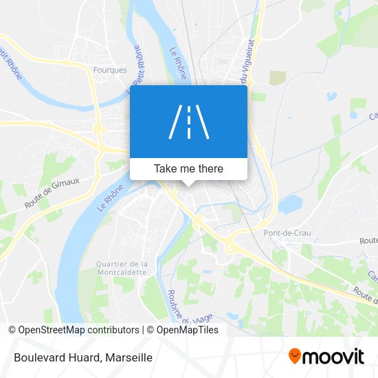 Boulevard Huard map