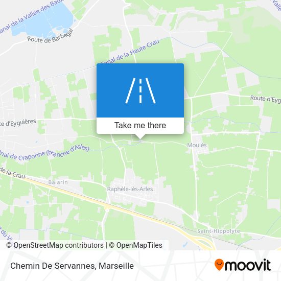 Chemin De Servannes map