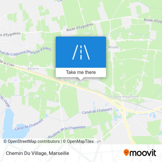 Chemin Du Village map