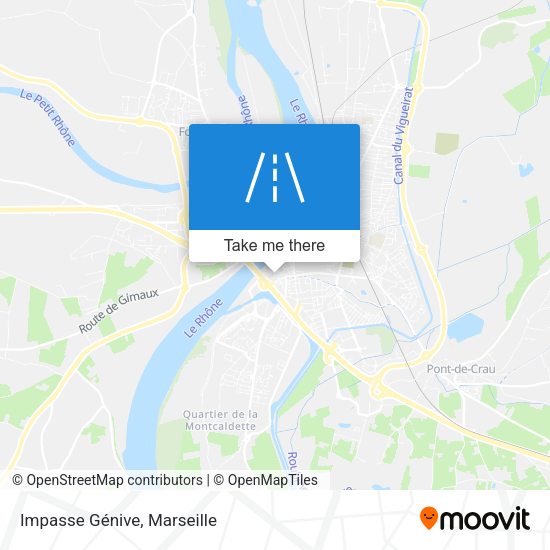 Impasse Génive map
