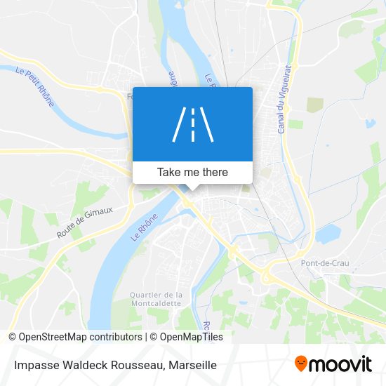 Impasse Waldeck Rousseau map