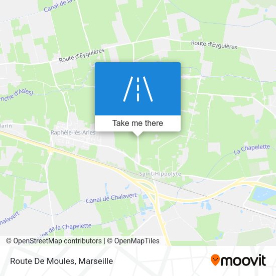 Route De Moules map