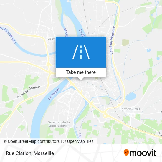 Rue Clarion map