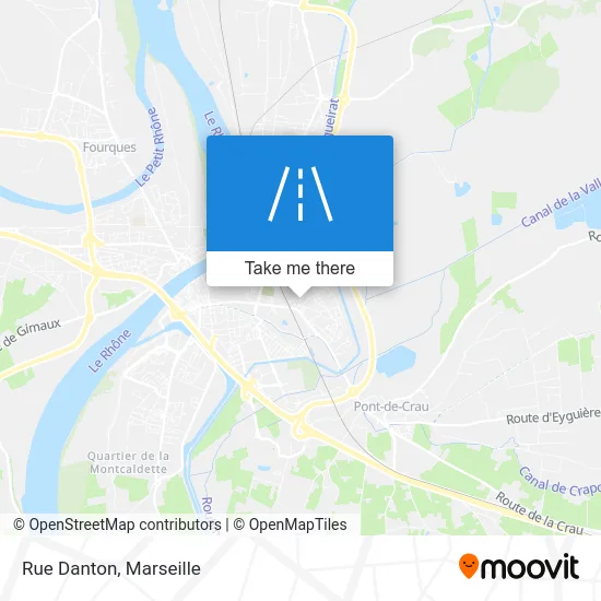 Rue Danton map