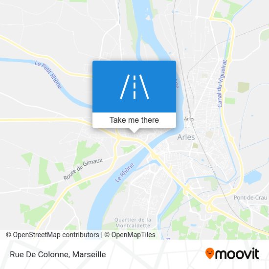 Rue De Colonne map