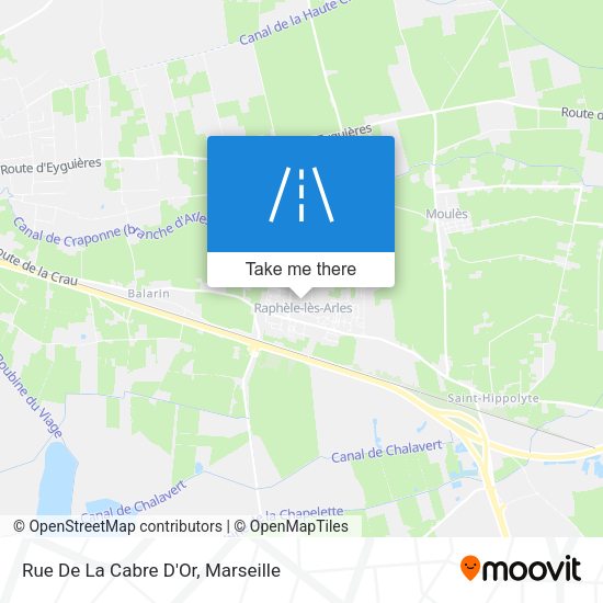 Rue De La Cabre D'Or map
