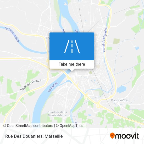 Rue Des Douaniers map