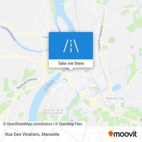 Rue Des Vinatiers map