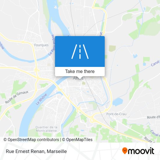 Rue Ernest Renan map