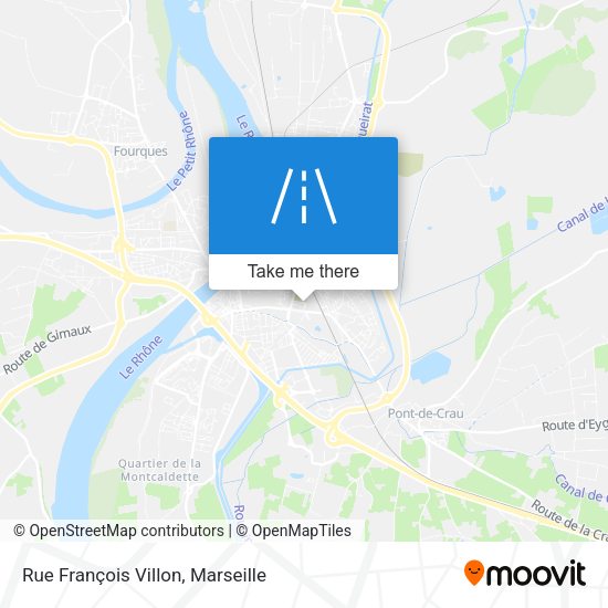 Rue François Villon map
