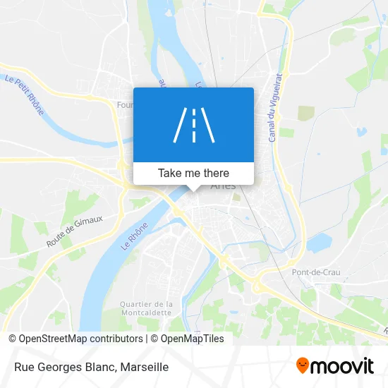 Rue Georges Blanc map