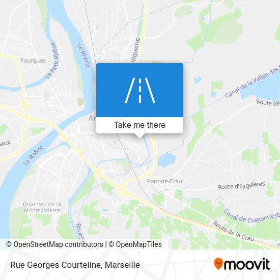 Rue Georges Courteline map