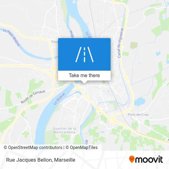 Rue Jacques Bellon map