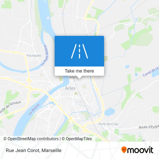 Rue Jean Corot map