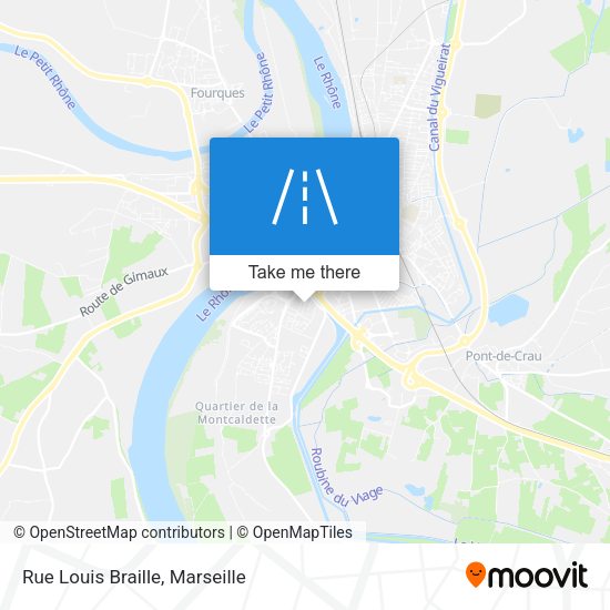 Rue Louis Braille map