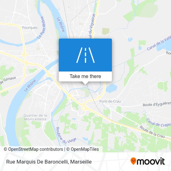 Rue Marquis De Baroncelli map