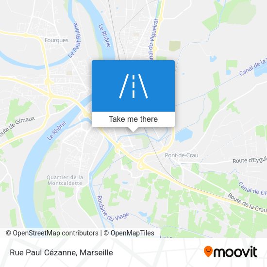 Rue Paul Cézanne map