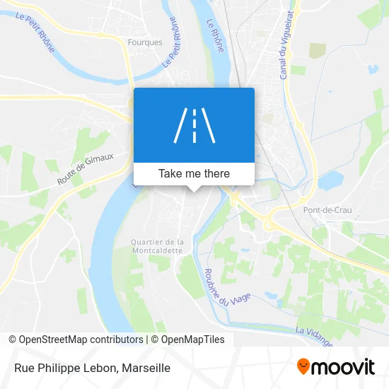 Rue Philippe Lebon map