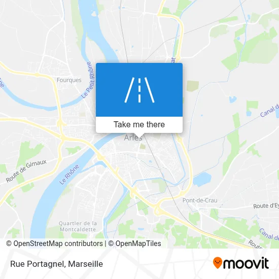 Rue Portagnel map