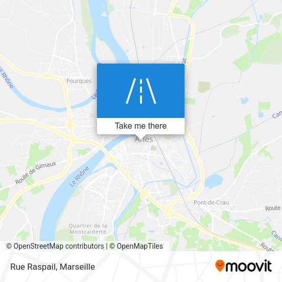 Rue Raspail map