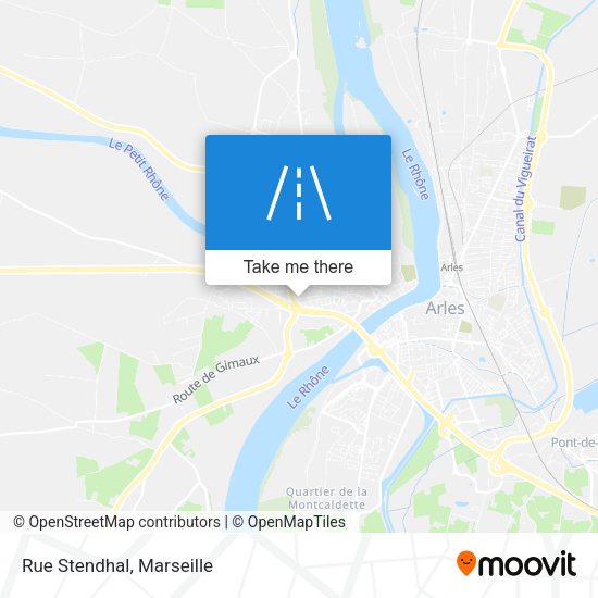 Rue Stendhal map