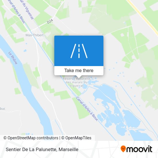 Sentier De La Palunette map