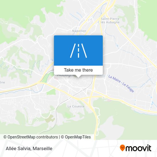 Allée Salvia map