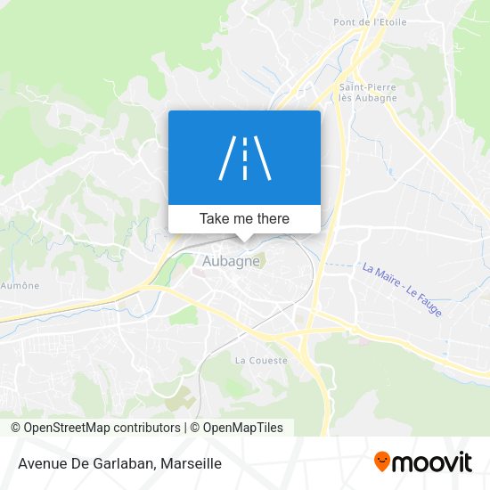 Avenue De Garlaban map