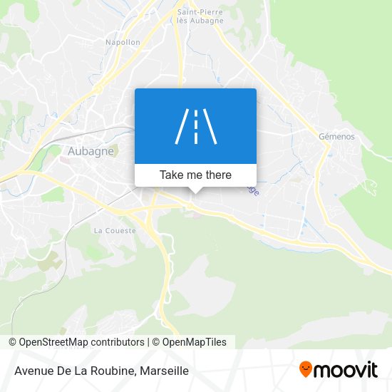 Avenue De La Roubine map